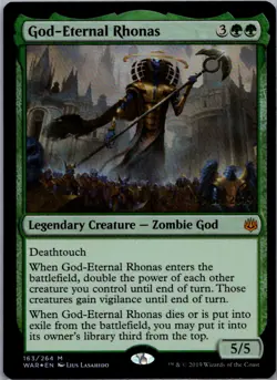God-Eternal Rhonas | Foil | Prerelease Cards | 163 | LP | - Image 1