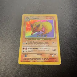 Flareon Jungle Unlimited Holo Card 3/64 Pokemon TCG - Image 4