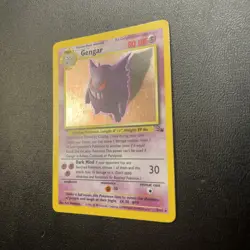 Gengar 5/62 Fossil Set Holo Rare Pokemon Card - Image 3