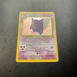 Gengar 5/62 Fossil Set Holo Rare Pokemon Card - Image 4