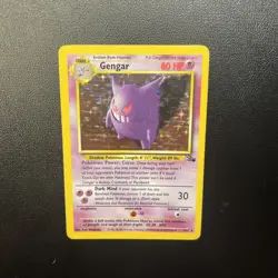 Gengar 5/62 Fossil Set Holo Rare Pokemon Card - Image 5