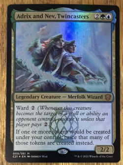 MTG Commander 2021, Adrix and Nev, Twincasters - Foil - Image 1
