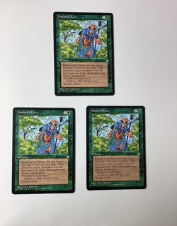 Nature's Lore x3 1995 Ice Age MTG - Image 1