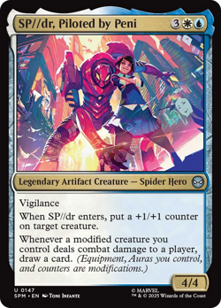 SP//dr, Piloted by Peni #147 Near Mint SPM Marvel's Spider-Man Magic MTG - Image 1