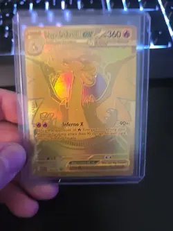 Pokemon Mega Charizard X EX 130/094 Mega Hyper Rare Holo Phantasmal Flames - Image 1