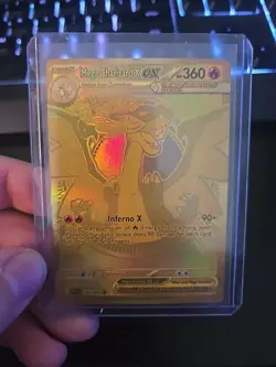 Pokemon Mega Charizard X EX 130/094 Mega Hyper Rare Holo Phantasmal Flames - Image 2