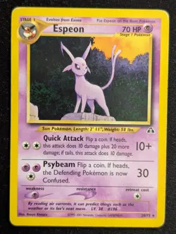 Espeon 20/75 Neo Discovery Pokemon TCG LP - Image 1