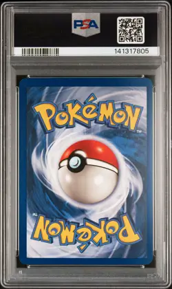 1999 POKEMON FOSSIL 1ST ED #7 HITMONLEE-HOLO PSA 8 - Image 2