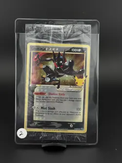 LOT OF TWO SEALED Greninja SWSH144 Gold Star Promo Holo Celebrations - Image 4