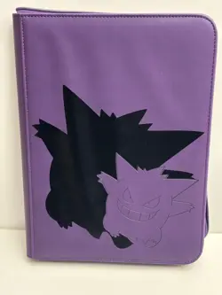 Ultra Pro: Pokemon Gengar 9-Pocket Zippered Binder Purple 74427161613 - Image 3