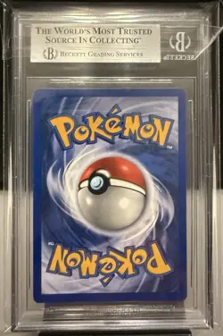 1999 Pokemon Base Set unlimited #12 Ninetales Holo BGS 9 Mint - Image 2