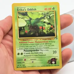 CARTA POKEMON ERIKA‘S ODDISH 47/132 - ENG - GYM HEROES - NEAR MINT - Image 2