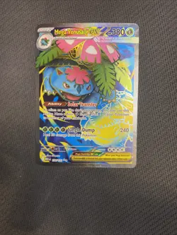 Pokemon TCG Mega Evolution Mega Venusaur EX 155/132 Ultra Rare - Image 1