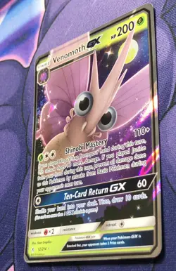 Venomoth GX 12/214 - Unbroken Bonds Full Art Ultra Rare Pokemon MINT PACK FRESH - Image 5