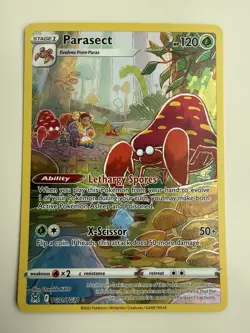 Pokemon TCG Parasect Lost Origin Trainer Gallery TG01/TG30 Holo Ultra Rare - Image 1