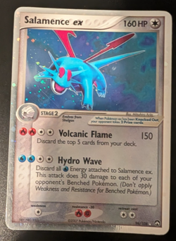 2007 Pokemon Salamence ex #96/108 Power Keepers - Image 1