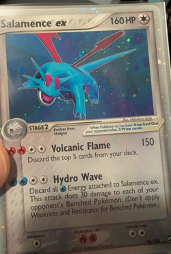 2007 Pokemon Salamence ex #96/108 Power Keepers - Image 3