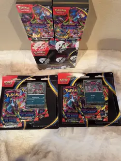 Pokemon TCG Phantasmal Flames Booster Box, 2 Bundles, 2 Blisters LOT NEW - Image 2