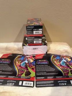 Pokemon TCG Phantasmal Flames Booster Box, 2 Bundles, 2 Blisters LOT NEW - Image 4