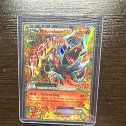Pokemon Mega Houndoom EX Full Art Ultra Rare Holo Breakthrough 22/162 210HP - Image 1