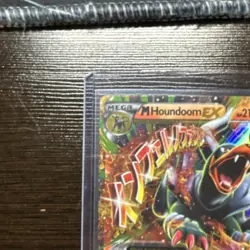 Pokemon Mega Houndoom EX Full Art Ultra Rare Holo Breakthrough 22/162 210HP - Image 2