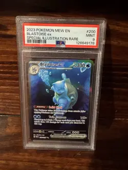 Blastoise ex 200/165 Scarlet & Violet 151 English Pokemon TCG - PSA 9 - Image 1