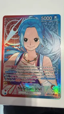 Nefeltari Vivi - 001 (Alternate Art) EB03-001 EB: One Piece Heroin English - Image 1