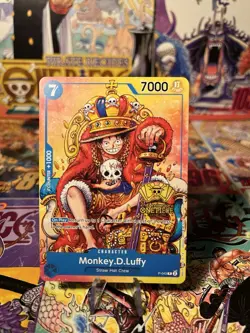 Monkey.D.Luffy (2nd Anniversary Stamped Promo) P-043 - One Piece TCG - English - Image 1