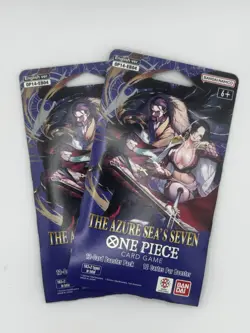 One Piece OP14 - EB04 The Azure Sea’s Seven Seas - English (1) Sleeved booster - Image 1