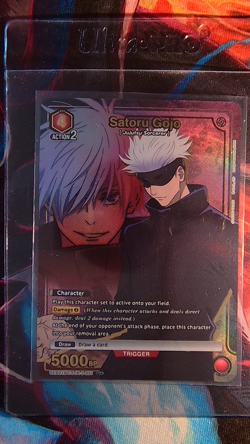 Union Arena Satoru Gojo (051) (U*) - UEX02BT: Jujutsu Kaisen Vol.2 Holo English - Image 1