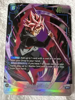 Goku Black Special Rare FB01-039 SR Dragon Ball Fusion World Card English - Image 1