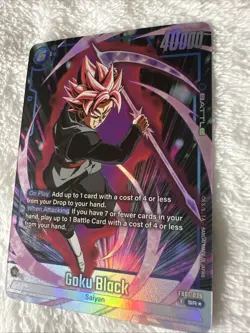 Goku Black Special Rare FB01-039 SR Dragon Ball Fusion World Card English - Image 3