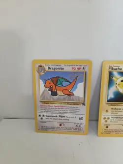 Pikachu and Dragonite Black Star Promo Cards - RARE 1st Movie Promo - Image 2