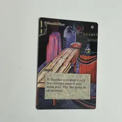 MTG Ashnod’s Altar altered art hand painted Magic the Gathering Artifact ￼￼ - Image 2