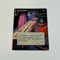 MTG Ashnod’s Altar altered art hand painted Magic the Gathering Artifact ￼￼ - Image 3