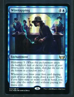 Wiretapping - Foil - Magic MTG 2022 Streets of New Capenna Commander NM - Image 1