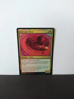 FOIL Firewake Sliver / Feuerspurremasuri - MTG Magic - Image 1