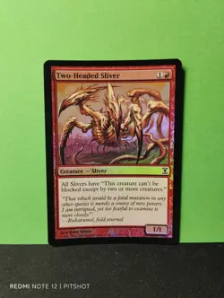 FOIL Two-Headed Sliver / Zweikopfiger Remasuri - MTG Magic - Image 1