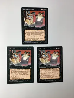 Infernal Darkness x3 1995 Ice Age MTG - Image 1