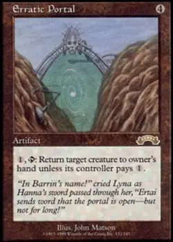 1x Erratic Portal Moderate Play, English Exodus MTG Magic - Image 1