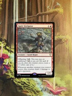 Mint/Near-Mint, English - 1 x MTG Agate Instigator Commander: Bloomburrow - Image 1