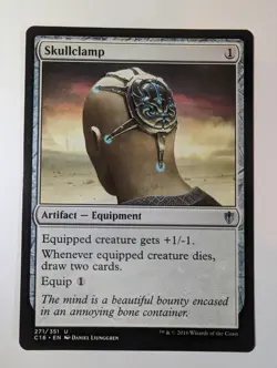 MTG Magic the Gathering Skullclamp (271/392) Commander 2016 NM - Image 2