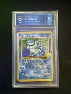 Pokemon Blastoise 2021 Celebrations Classic Collection #2 TGA 9.5 - Image 1