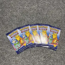 2021 Pokemon McDonalds Pack Lot Of 5 25th Anniversary Factory Sealed - Image 1
