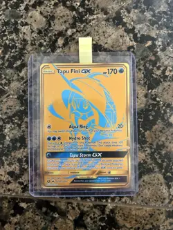 Pokemon TCG Tapu Fini GX SV92/SV94 Hidden Fates Shiny Vault Full Art 170 HP Holo - Image 1