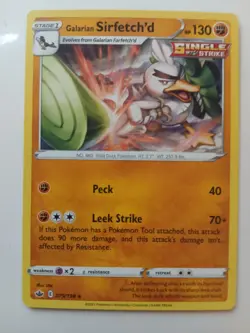 Pokemon Galarian Sirfetch'd 079/198 Chilling Reign Regular Rare - Image 1
