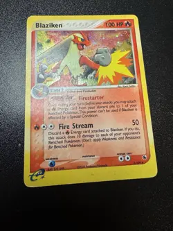 Blaziken 3/109 Ruby and Sapphire Holo Pokemon TCG Holo Rare HP - Image 1