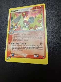 Blaziken 3/109 Ruby and Sapphire Holo Pokemon TCG Holo Rare HP - Image 2