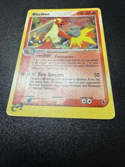 Blaziken 3/109 Ruby and Sapphire Holo Pokemon TCG Holo Rare HP - Image 3