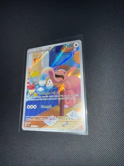 Pokemon TCG Lickitung 180/162 Temporal Forces Illustration Rare NM - Image 2